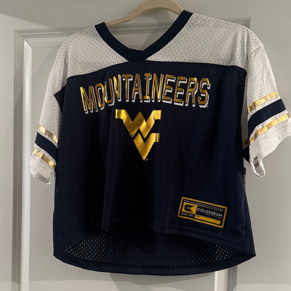 Colosseum Navy and White Mountaineers Jersey